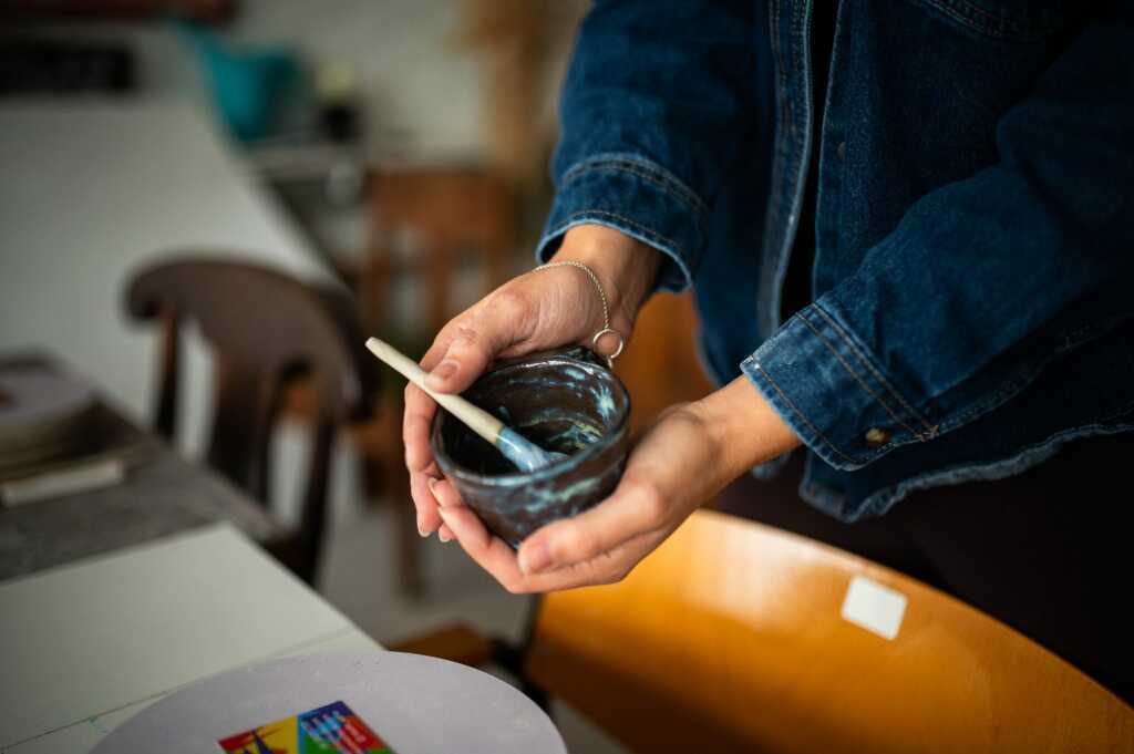 Workshop kopje van keramiek
