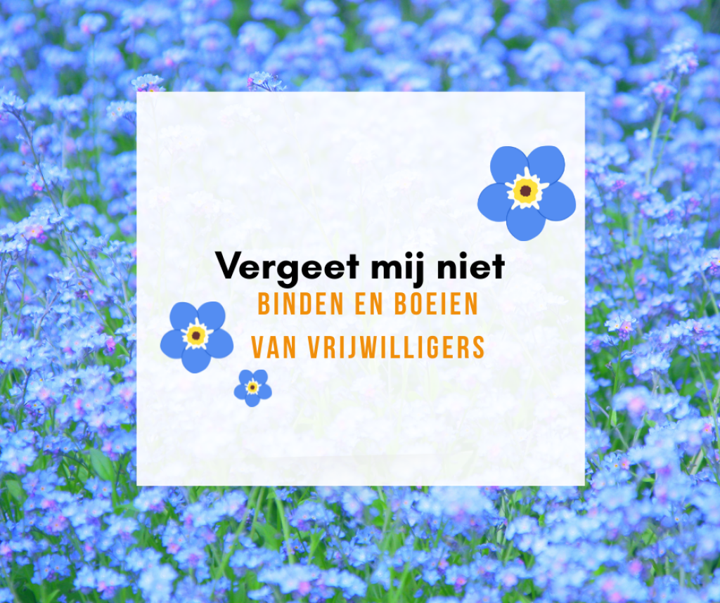 Voor sportverenigingen: Vergeet-mij-niet; binden en boeien van vrijwilligers