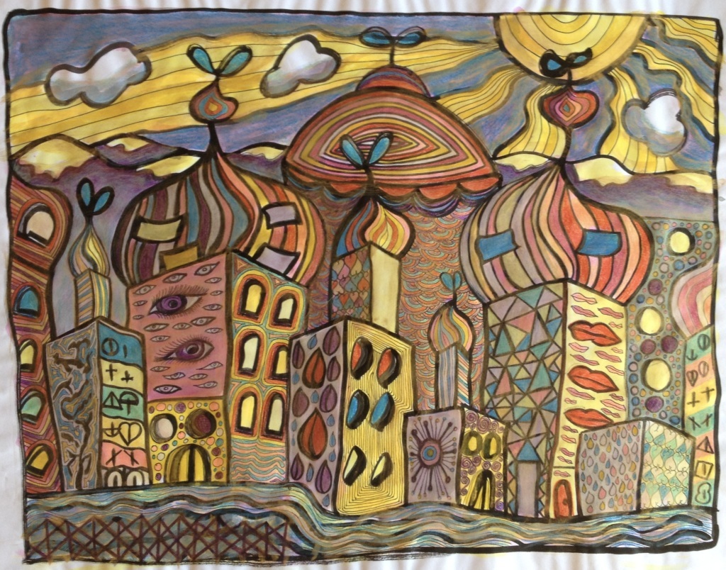 Fantasiestad à la Hundertwasser