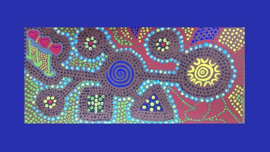 Jouw leven a la Aboriginal art