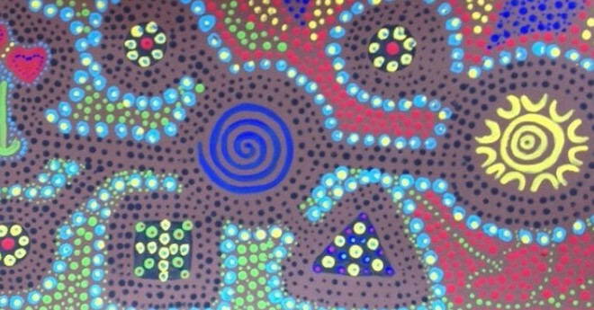 Jouw leven a la Aboriginal art