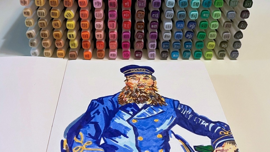 Maak je favoriete kunstwerk met aquamarkers & aquarelpotloden
