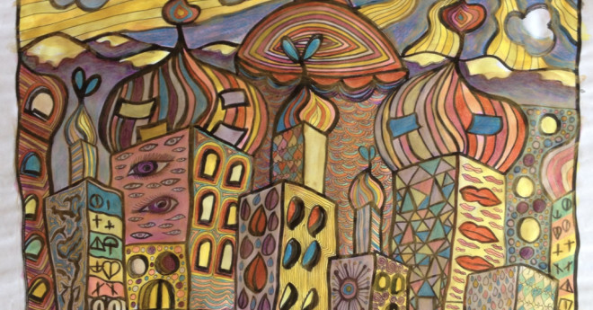 Fantasiestad à la Hundertwasser